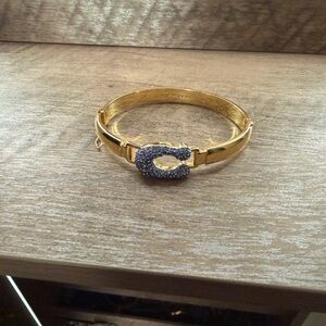 Coach Gold and Purple Bracelet